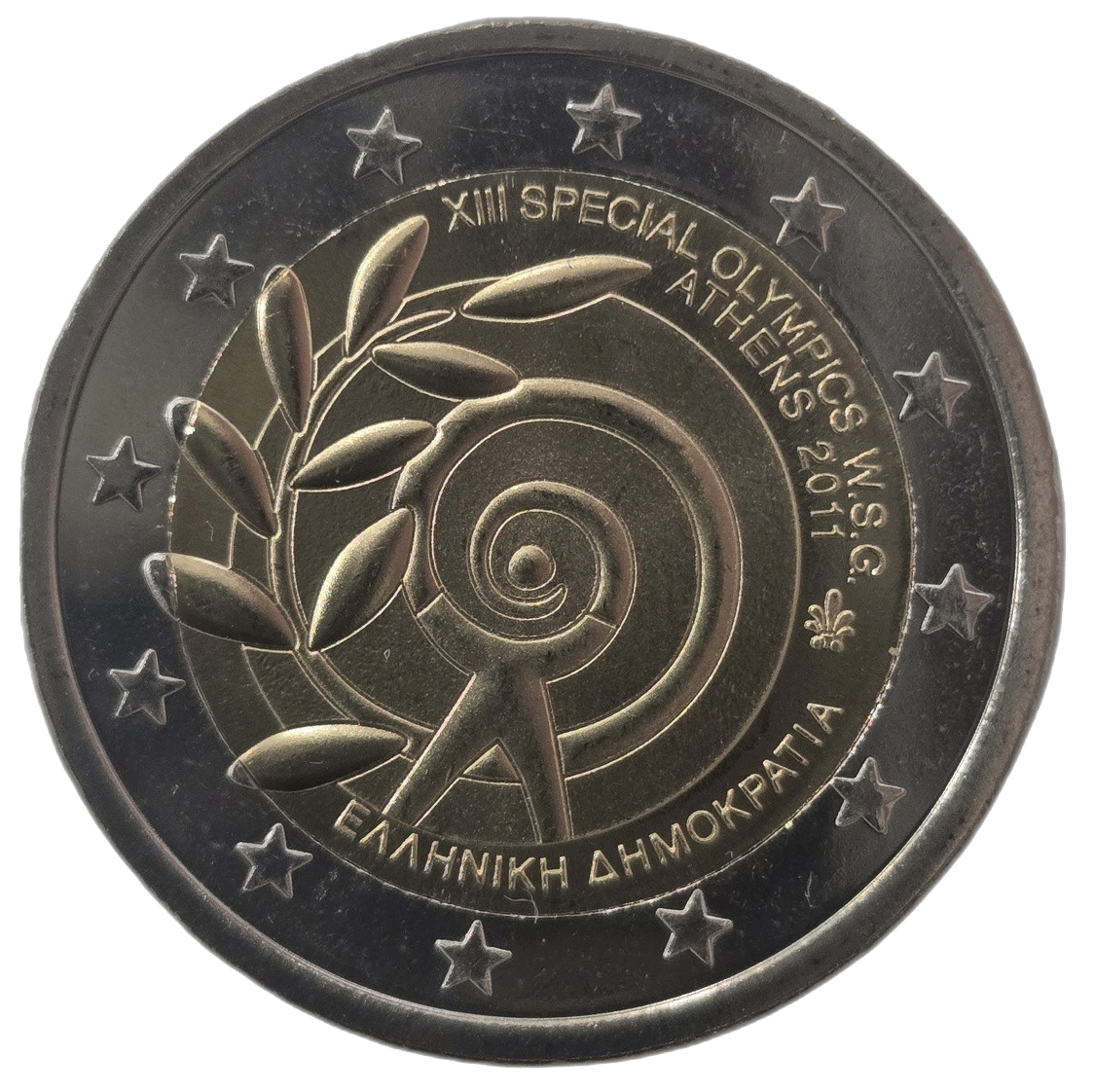 2 euros conmemorativa Juegos Olímpicos Especiales Mundiales de Verano Año 2011